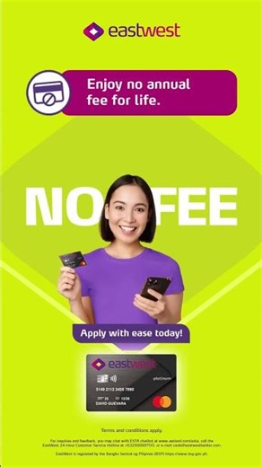 EastWest Platinum Mastercard Digital Ad Q4 2025 15s (Philippines, Version 1) [ST] #Shorts