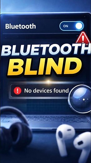 Bluetooth On But Not Finding Devices? Do This First #bluetooth #tech #computertips #viralshorts
