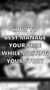 How to manage your time while writing #writingadvice #writingtips #indieauthor