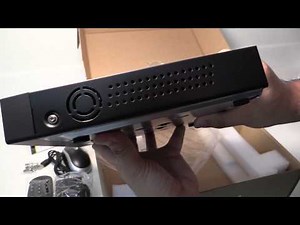Defender 8 Channel 600 TVL 500 GB Security Camera System Unboxing