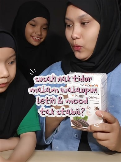 susah nak tidur? mood tak stabil boleh lah ambil 1 sachet sebelum tidur.