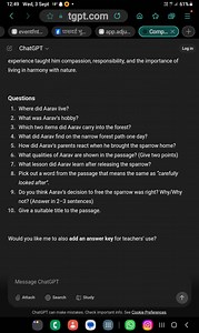 Questions about Aarav's StoryWhere did Aarav live?What was A... | Filo