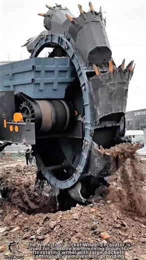 Work Tool Bucket Wheel Excavator for Large-Scale Efficient Digging