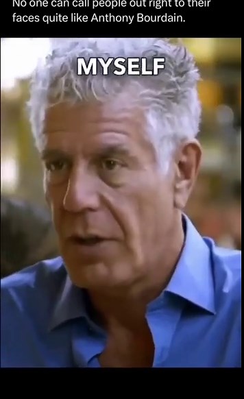 Anthony Bourdain calling out the bourgeoisie in Singapore