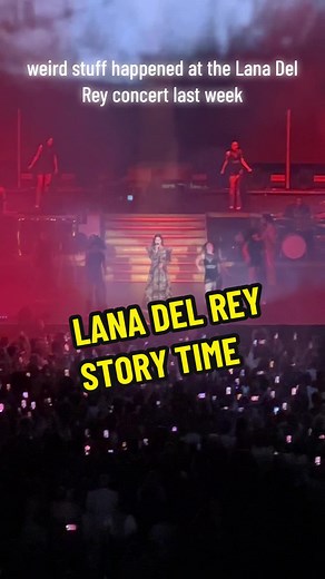 the strangest concert ive ever been to featuring Lana Del Rey in West Virginia #lanadelrey #scaryphotos #spookytok #storytime #fyp