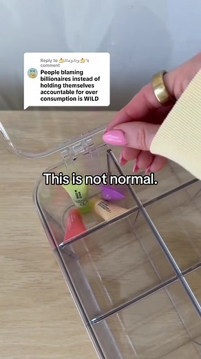 Replying to @🍰𝐻𝒶𝓎𝓁𝑒𝓎🍰 you don't need multiple mini versions of products you already have #overconsumption #sustainableliving #restock #underconsumption #travel