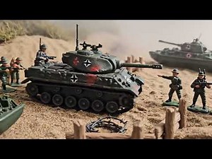 “Army Men Stop Motion: Liberation of Toy Paris – Epic WWII Battle in Miniature!”