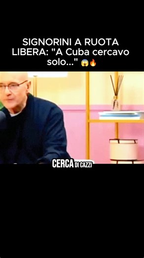 STAKE GIONAT on Instagram: "Poco prima che scoppiasse il caos mediatico, Alfonso Signorini si lasciava andare così in TV. 📺🚨 In un momento di estrema (forse troppa?) sincerità, il conduttore del Grande Fratello descrive il suo viaggio a L’Avana con parole che oggi, alla luce delle recenti inchieste e delle parole di Fabrizio Corona, suonano ancora più forti: ‘Io sono andato a Cuba in cerca di...’. 🇨🇺🎤 Una dichiarazione cruda che sta facendo il giro del web e riaccende il dibattito sulla con