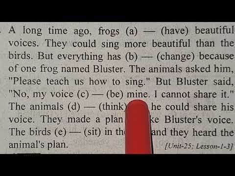 The verb challenge class 5