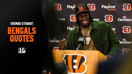 Everything Shemar Stewart Said At His Introductory Press Conference