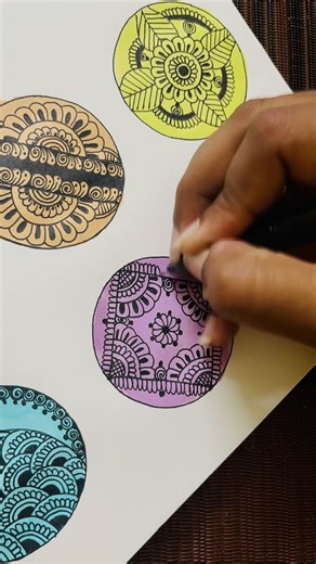 How to doodle patterns| #mandala #drawing #art #zentangle #doodle