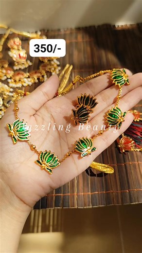 1K views | Green poddo  original South Indian #costume #Durable #fashion #necklace #jewelry #southindianjewellery | Dazzling Beauty | Facebook