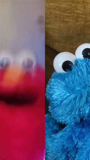 Elmo 🆚 Cookie Monster ￼