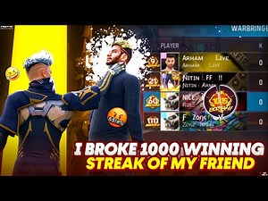 I BROKE 1000 STREAK MY GHAMANDI FRIEND😡🤡