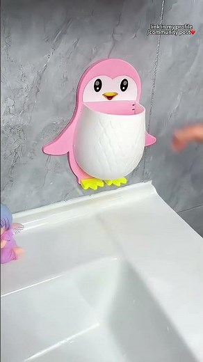 Unleash the magic of the Penguin Toothbrush Holder! 🐧✨ Perfect for all your storage needs!