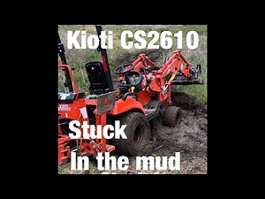 Kioti cs2610 stuck in the mud ‪@heffsshed9542‬