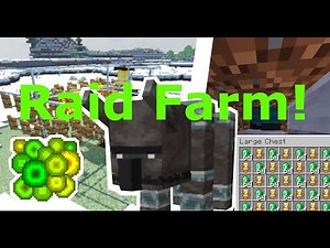 *EASY* RAID FARM and BAD OMEN FARM - Minecraft Java 1.16