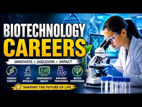 🧬🚀 Biotechnology Careers | Building the Future Through Science 🔬🌍