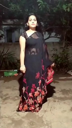 Traditional Black Dress Style Showcase Outdoors