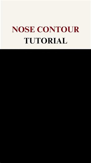 Easy Nose Contouring Step by Step