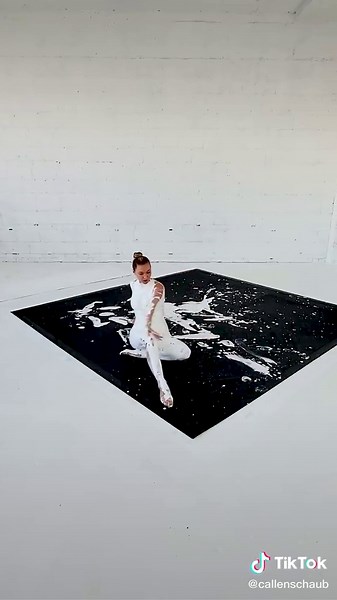 "Circolo" collab with @laced.with.sparkles Materials: acrylic paint ca... | swan lake