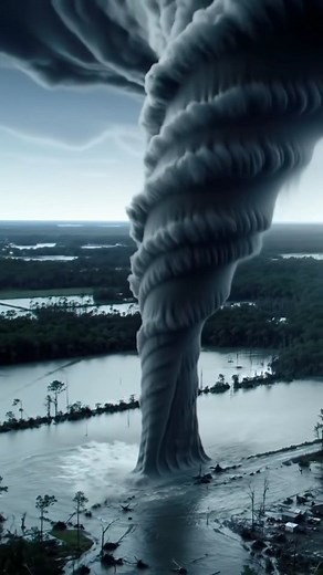 Skyfall Serpent: Waterspout's Deadly Path 🌪️🌊 #SkyfallSerpent #Waterspout #NatureFury #StormChaser #InlandDestruction #ExtremeWeather #WeatherWreckage #TornadoDestruction #EpicStorm #ClimateChaos #instagramreels #instantviral #instagramtrending #viralvideo | Natural Disaster