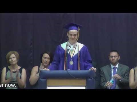 Civic Memorial High School Graduation 2016 Highlights | Student Council President Speech