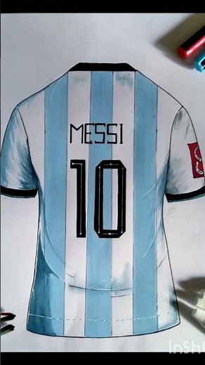 How to draw Messi | how to draw jersey