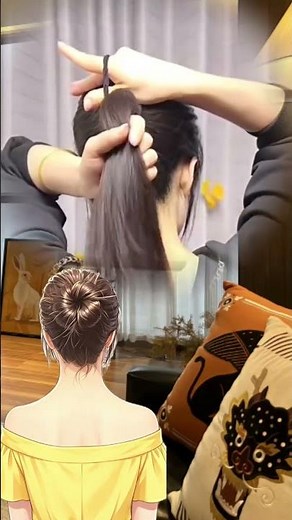 Fresh and Youthful Tri-Fold Grass Bunch Hairstyle Tutorial for Summer