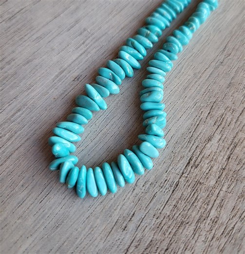 Royston Turquoise Bead Strand, Blue Turquoise Beads for Jewelry Making, #1611 - Etsy