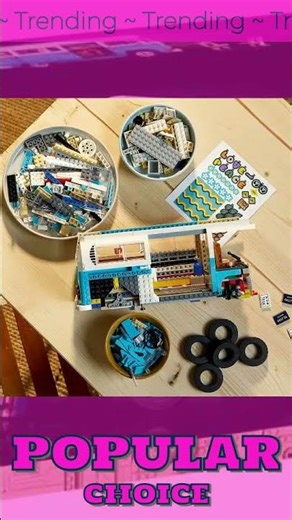 LEGO Volkswagen T2 Camper Van 10279 Building Kit (2,207 Pcs),Multicolor