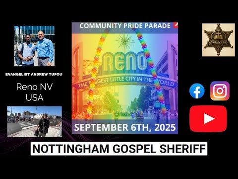STREET PREACHING PRIDE PARADE RENO USA 6th sep 25