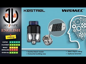 Kestrel RDTA by Wismec, Innovation, Flavor, Long Lasting Mech