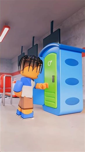 HURRY TO POOP PRANK #shorts #roblox