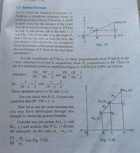 section formula explanation and proof... | Filo