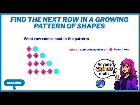 Find The Next Row In A Growing Pattern Of Shapes