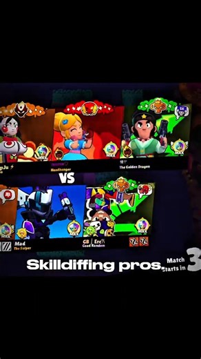 Skill Diffing Pros. #brawlstars #supercell #proplayer #ranked #prorank