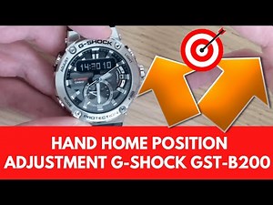 Hand home position adjustment - G-SHOCK
