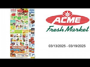 Ad ACME Fresh Market - Weekly Ad - 03/13/2025 - 03/19/2025