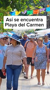 Así se encuentra Playa del Carmen 🌊🌴🙌✨ | Playa del Carmen México