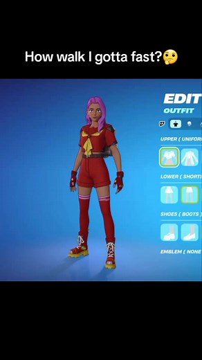 This is the most bootleg fortnite shantae I could make. 😭 #fortnite #howfastigottawalk #shantae #shantaeandthepiratescurse #fyp