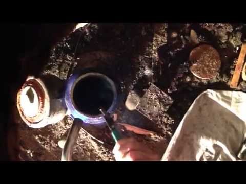 removing pipe from a cast iron stack