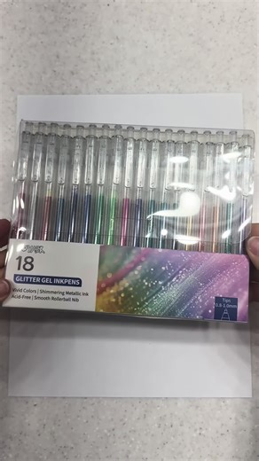 Making notes just got way more fun with these glitter gel pens! #gelpens #glittergelpens #takingnotes #notes #pens