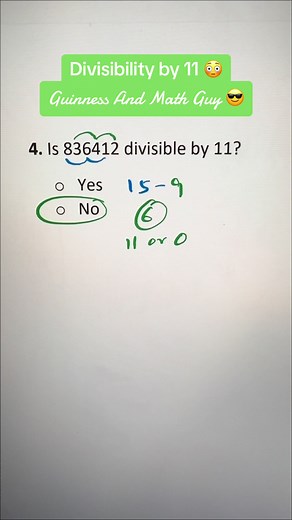 #tipsandtricks #math #maths #mathematics #divisibilityrules #11 #mathtrick #testprep #learnontiktok