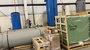 New Equipment getting installed in preparation for more lasers! This system will power an additional 4 lasers! | Redline Decor