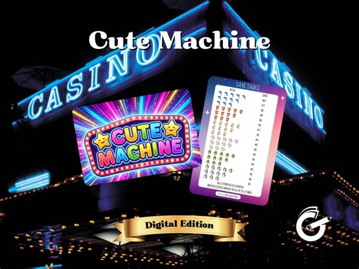 CUTE MACHINE 4x6 Slot Machine Dice Savings Challenge Game - DIGITAL Edition - Etsy