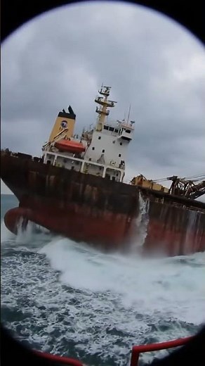 Dredger Capsizes Live! 🚨 #Shocking