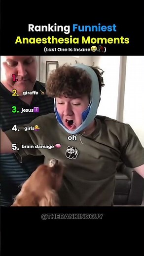 Ranking Top 5 Funniest Anesthesia Moments😭 #fails #funny