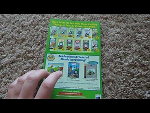 Me showing the Percy Saves The Day Booklet for SathvikWiggle 2001