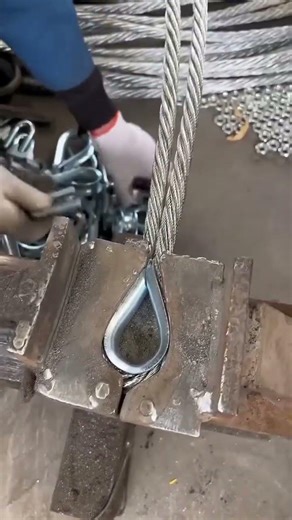the process of making a towing wire rope buckle#shorts